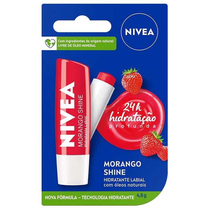 NIVEA Shine: Hidratação e Brilho para Seus Lábios!