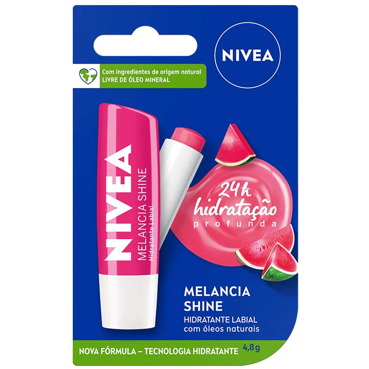 NIVEA Shine: Hidratação e Brilho para Seus Lábios!