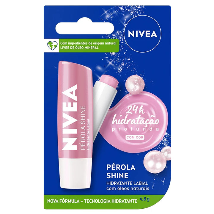 NIVEA Shine: Hidratação e Brilho para Seus Lábios!