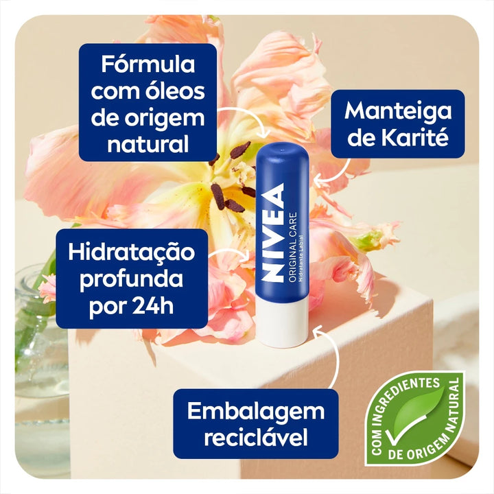 NIVEA Shine: Hidratação e Brilho para Seus Lábios!